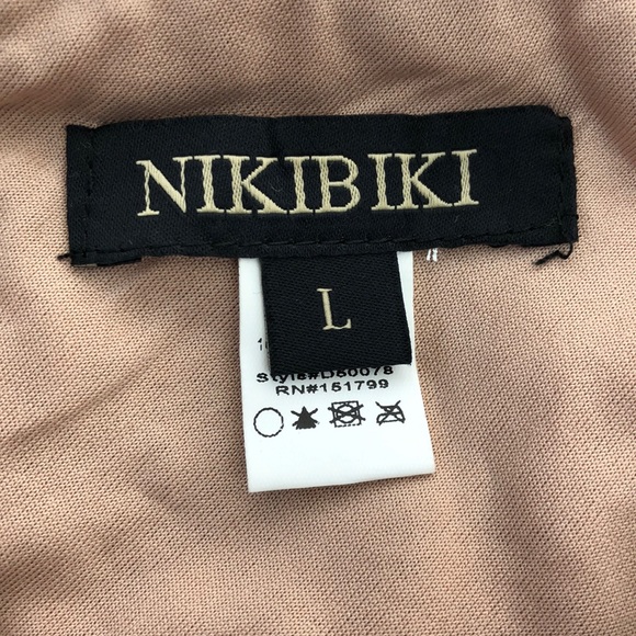 Nikibiki Black White Lace Overlay Butterfly Dress - Picture 5 of 7